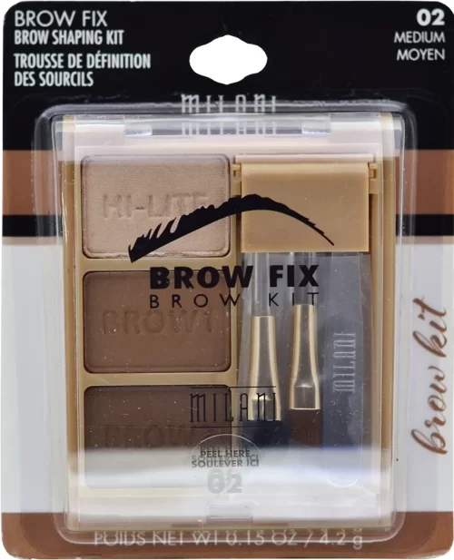 KIT DE SOBRANCELHA MILANI - BROW FIX 02